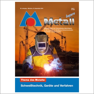 Cover Metall Bayern Journal 2016-09