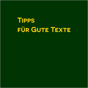 Grafik Tipps für gute Texte